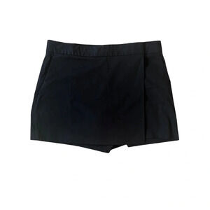 Theory Rileena Asymmetrical Black Skort Cotton 4